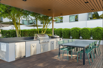 Outdoor bbq area